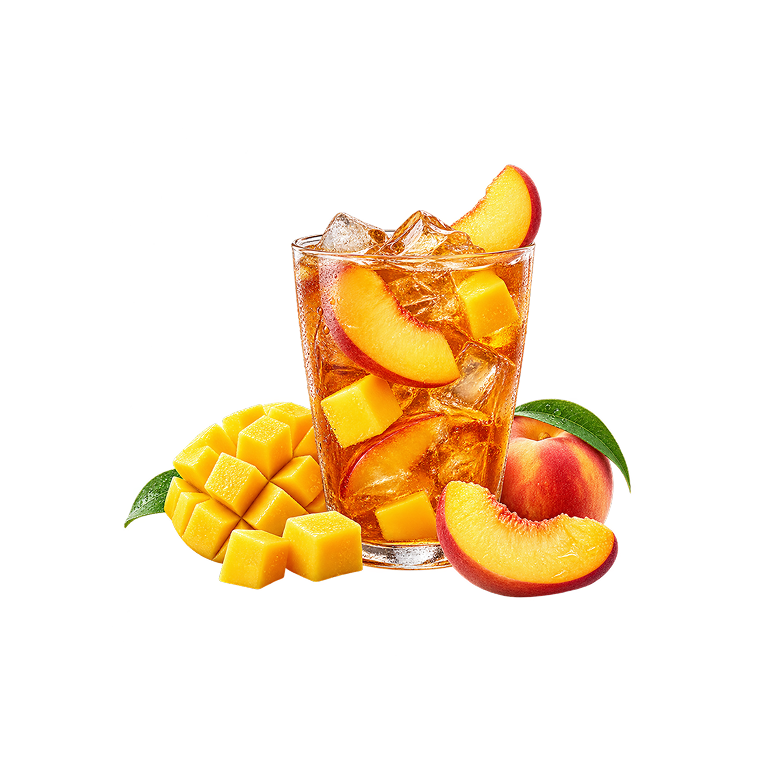 Eistee Mango-Pfirsich