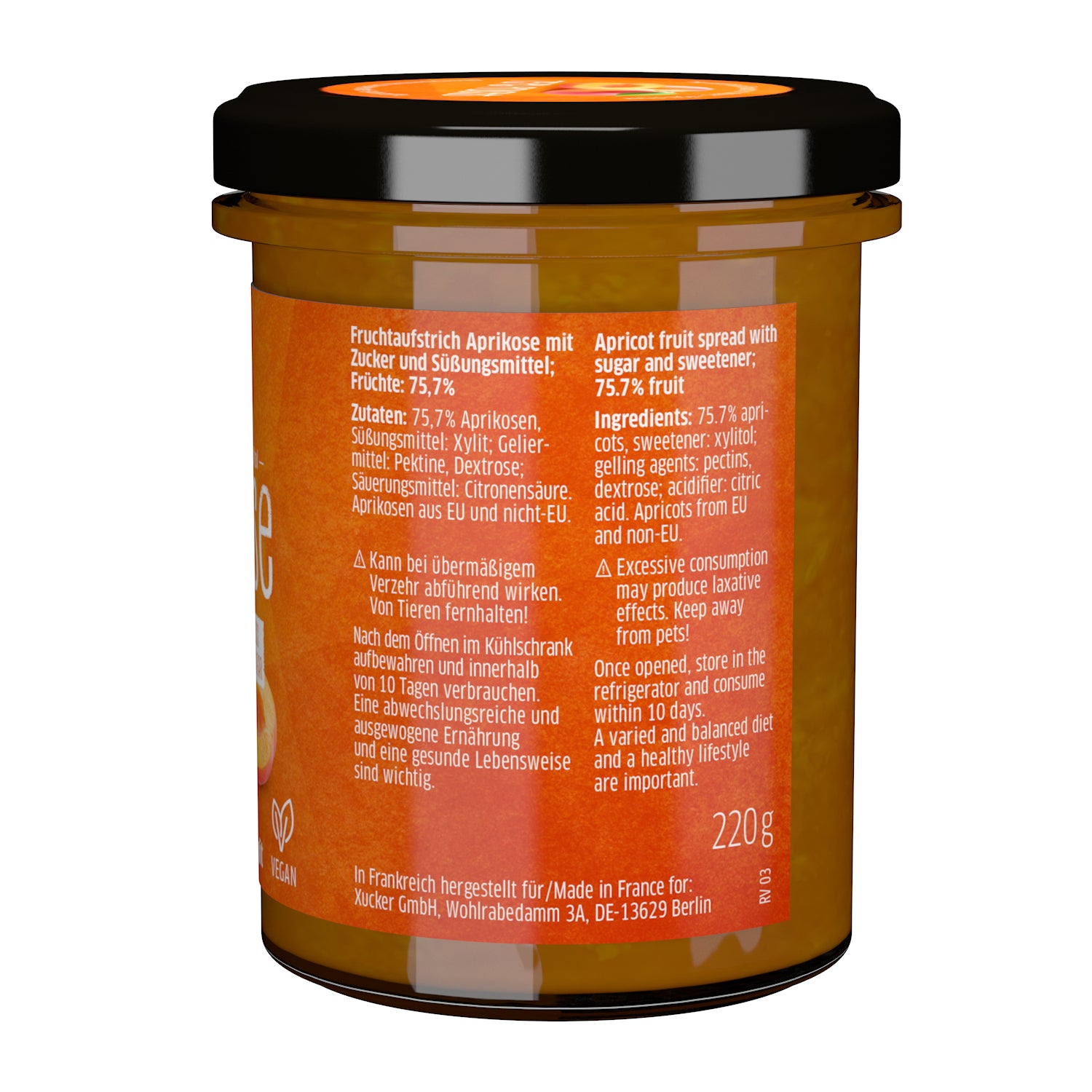 Fruchtaufstrich (220g) Aprikose