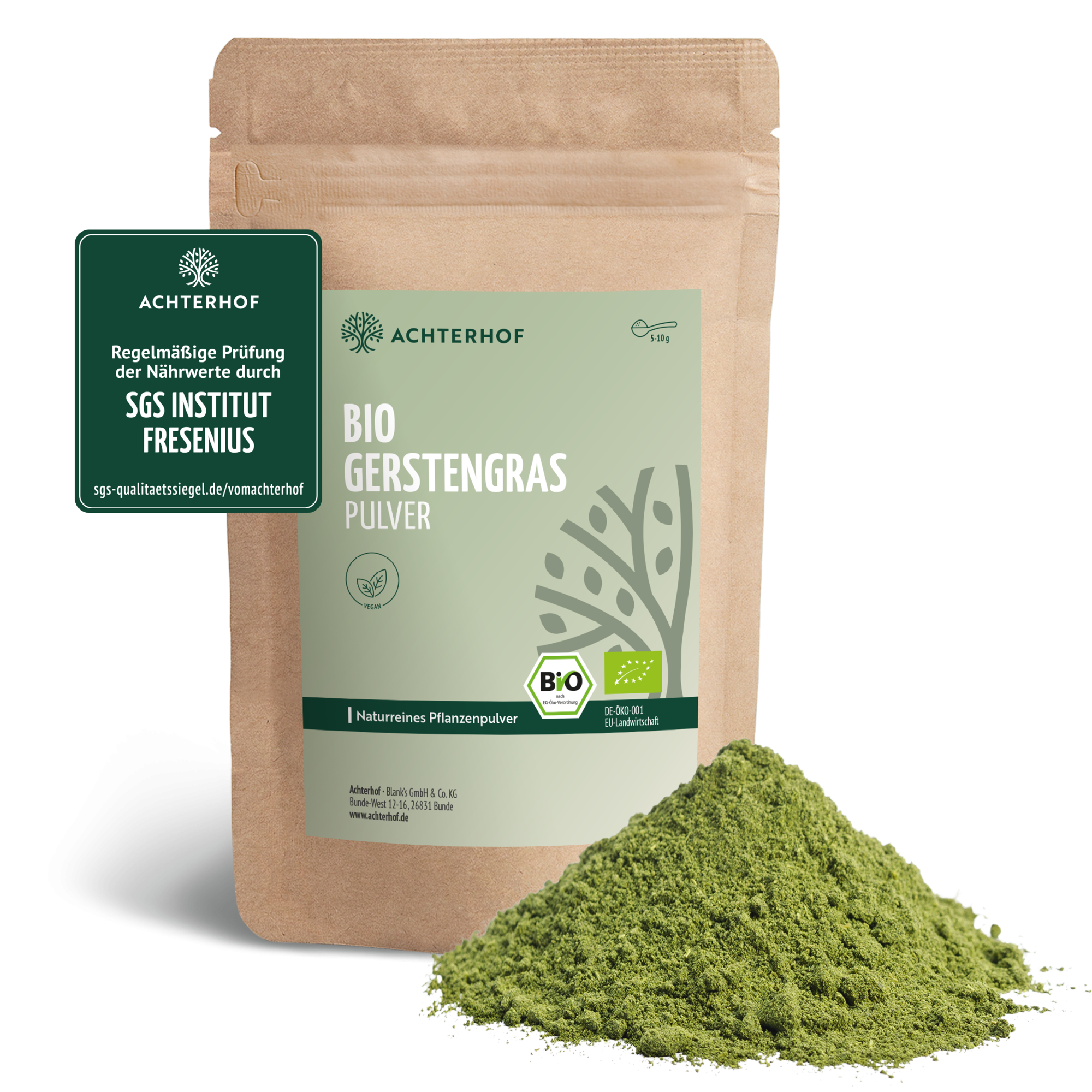 Bio Gerstengras Pulver (1000g)