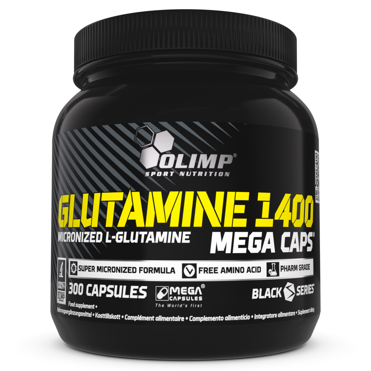 Glutamine Mega Caps 1400 (300 Kapseln) - Default Title