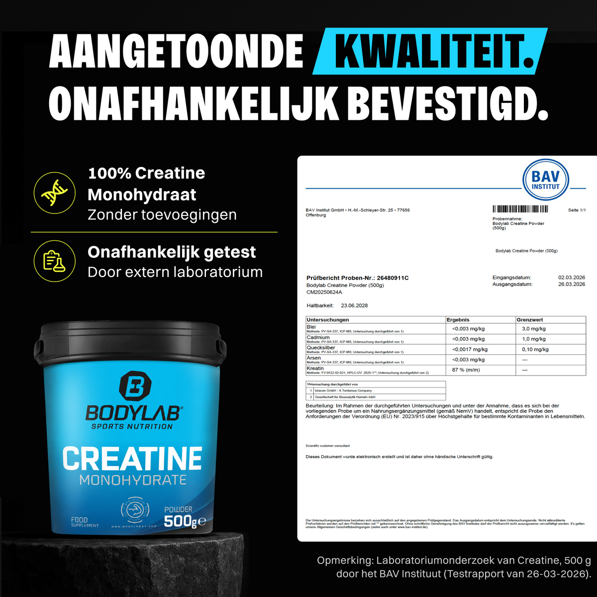 3 x Creatine Monohydrate - 100% Pure Powder (1000g)
