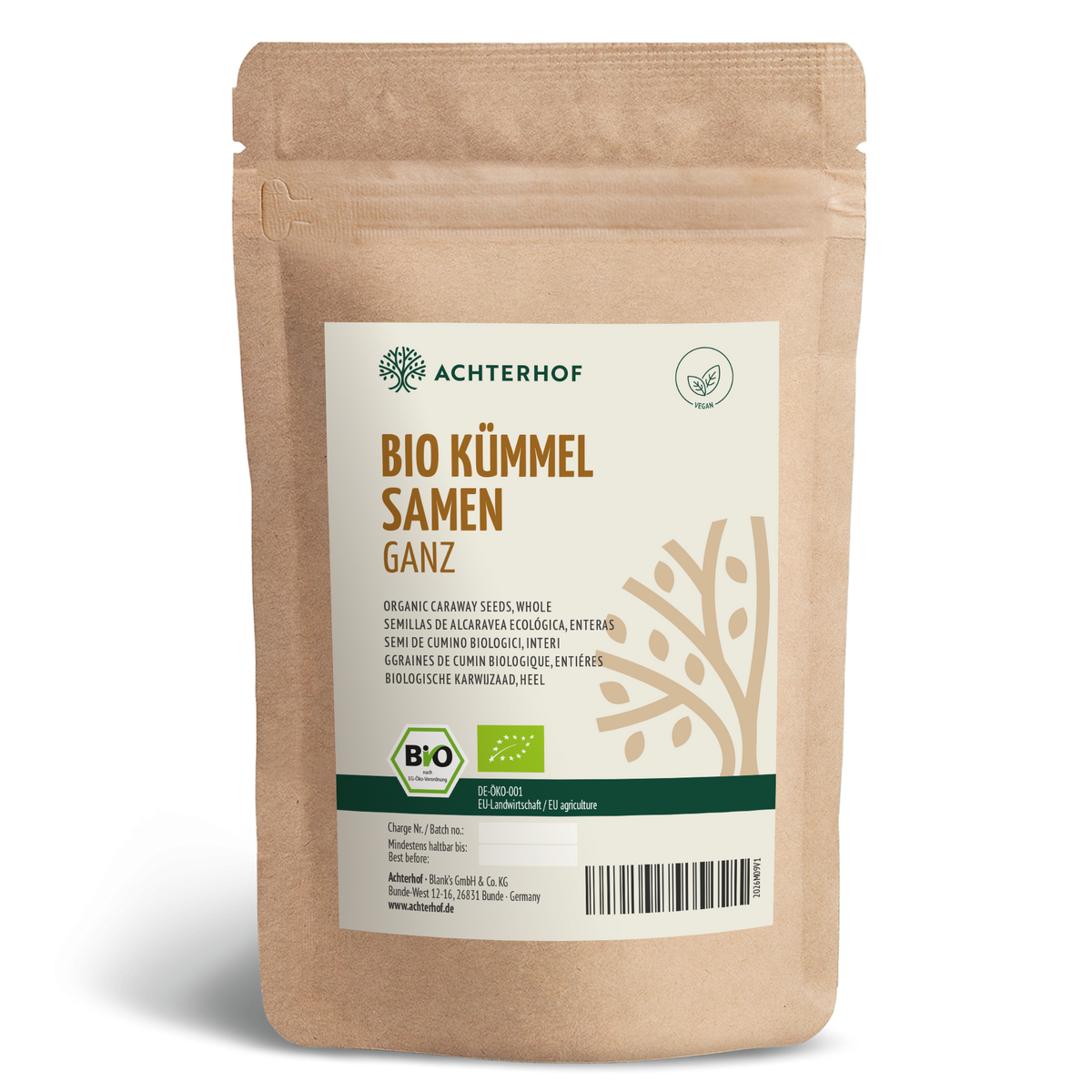 Kümmelsamen ganz Bio (1000g)