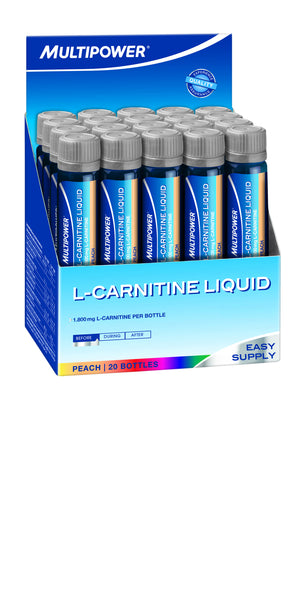 multipower l-carnitine Liquid 20x25ml promotes thermogenesis Multipower L-Carnitine Liquid