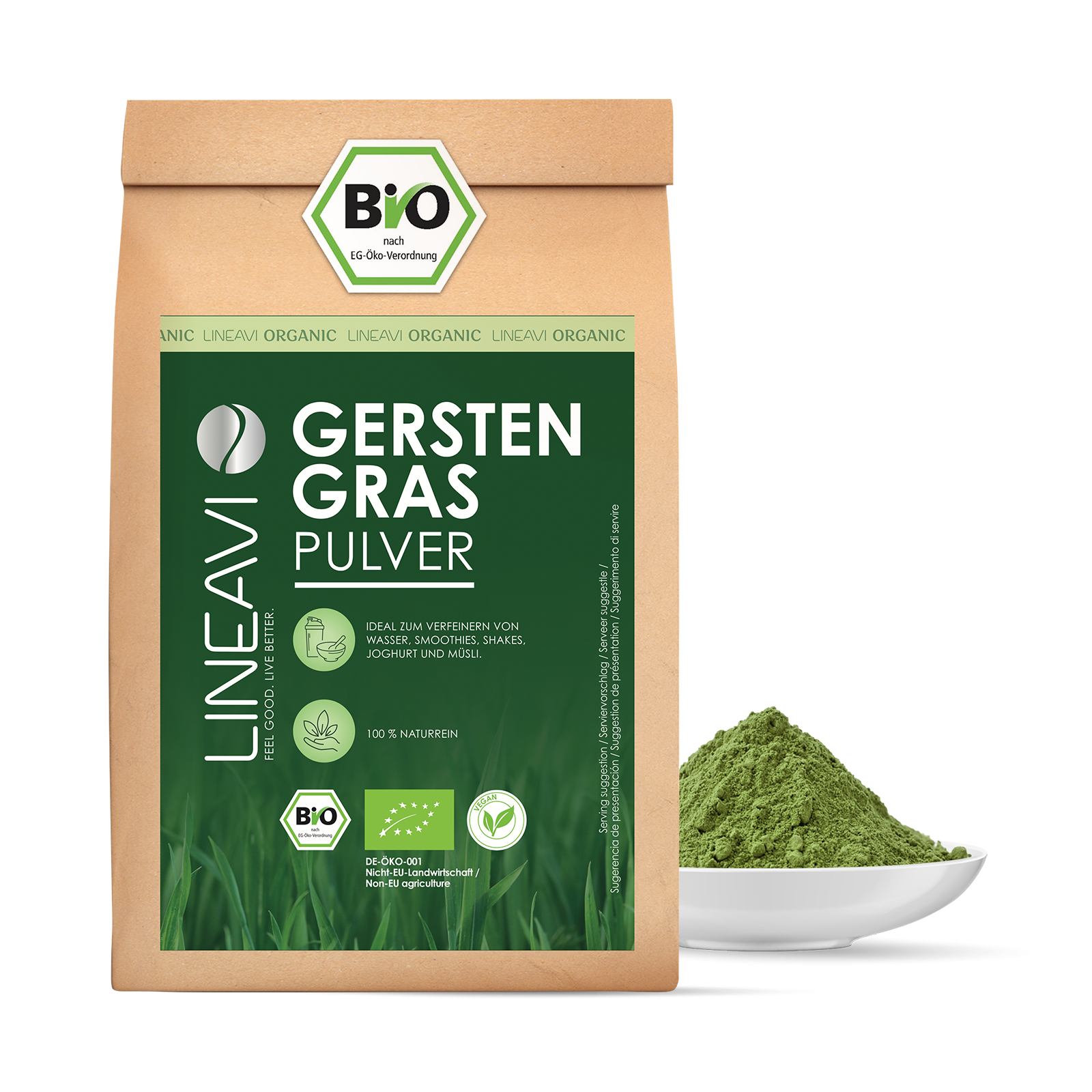 Gerstengraspulver bio (1000g)