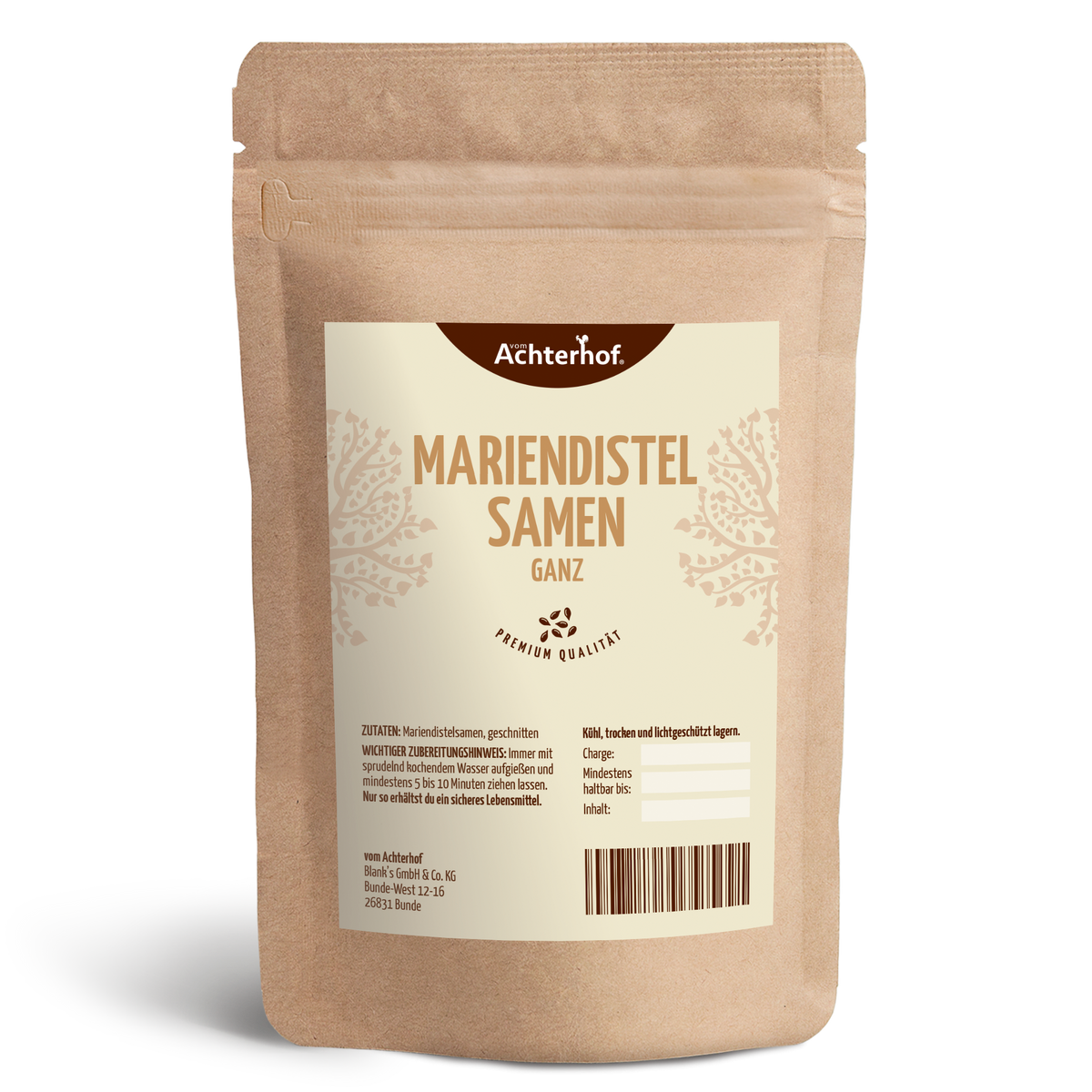 Mariendistelsamen ganz (1000g)