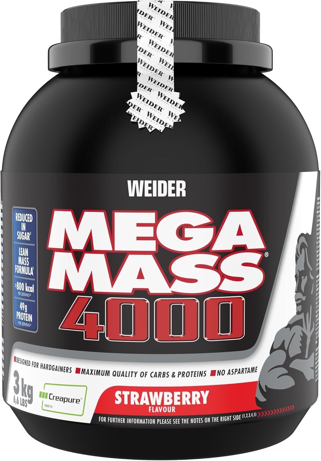 Mega Mass 4000 (3000g) Erdbeere