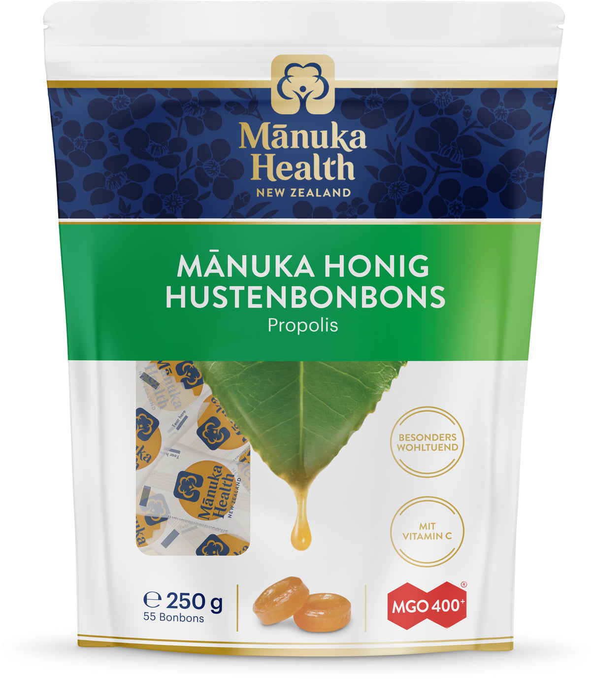 Manuka MGO 400+ Hustenbonbons (250g) propolis