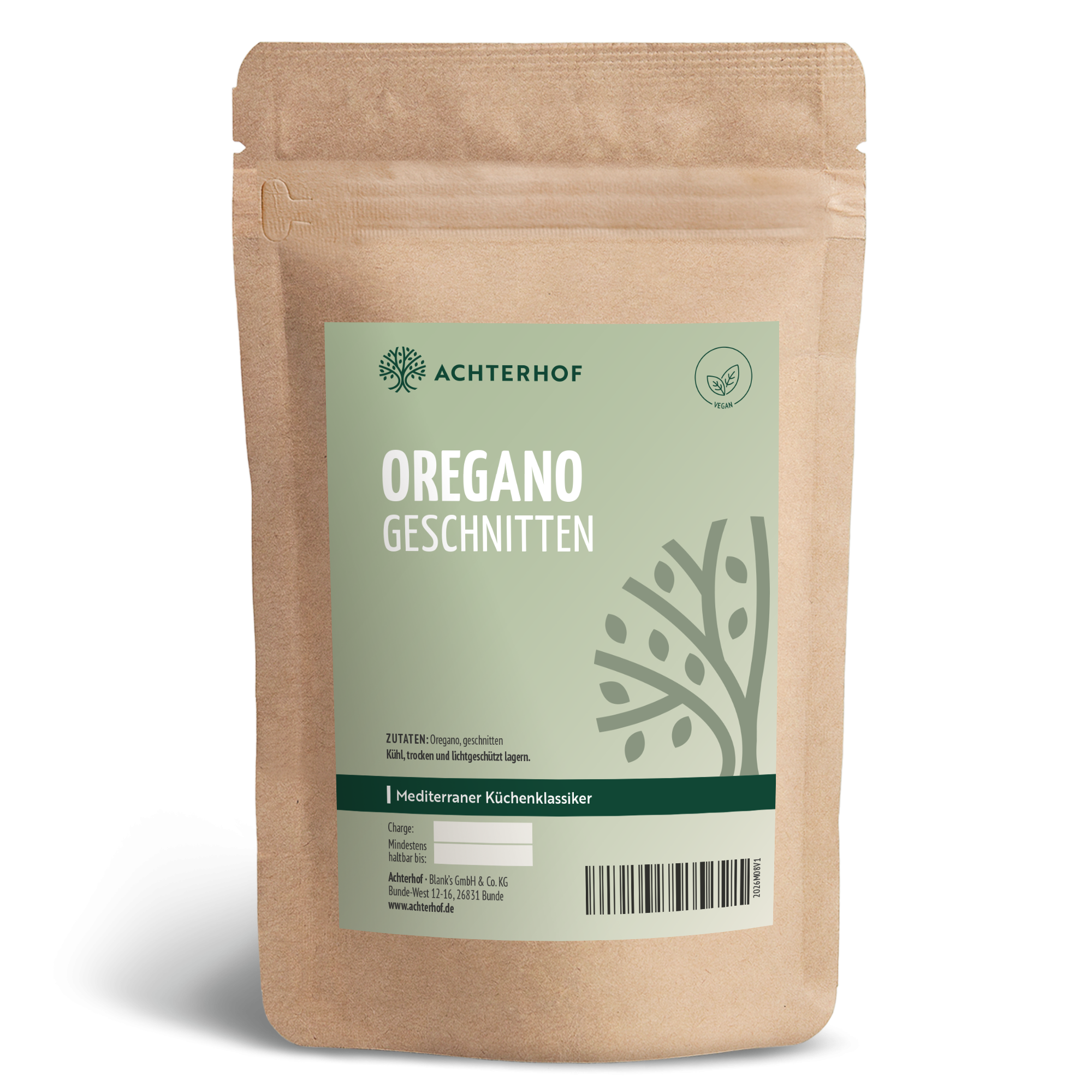Oregano geschnitten (1000g)