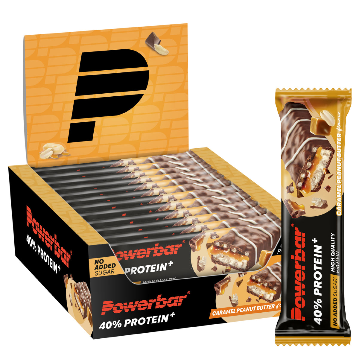 40% Protein+ Crisp (12x40g) Caramel Peanut Butter