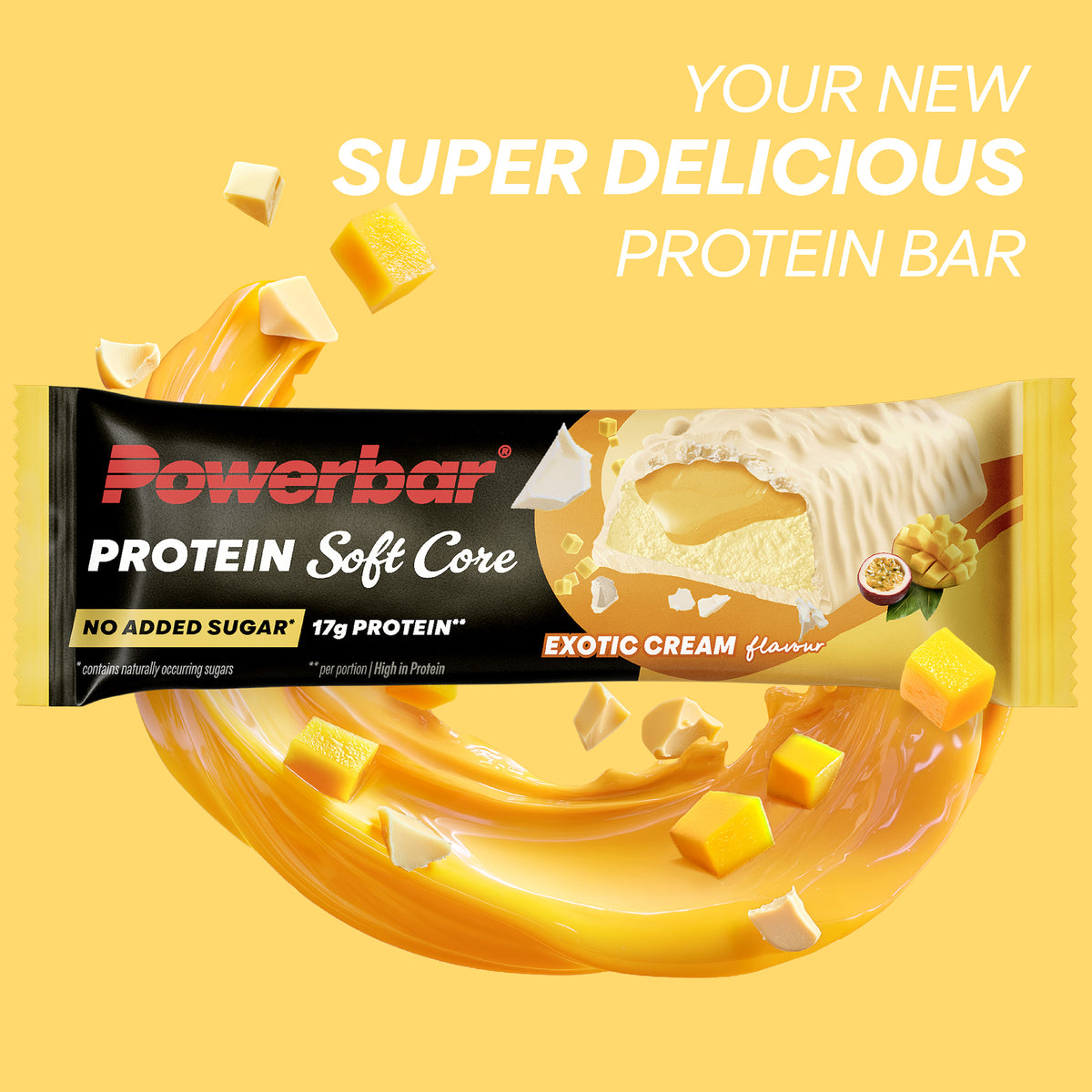 Protein Soft Core (12x48g) Exotic Cream
