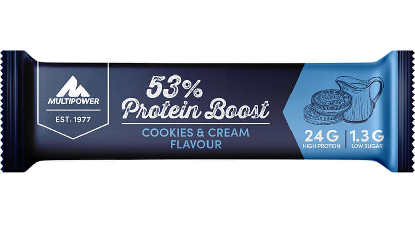 53% Protein Boost Bar (20x45g) Cookies & Cream