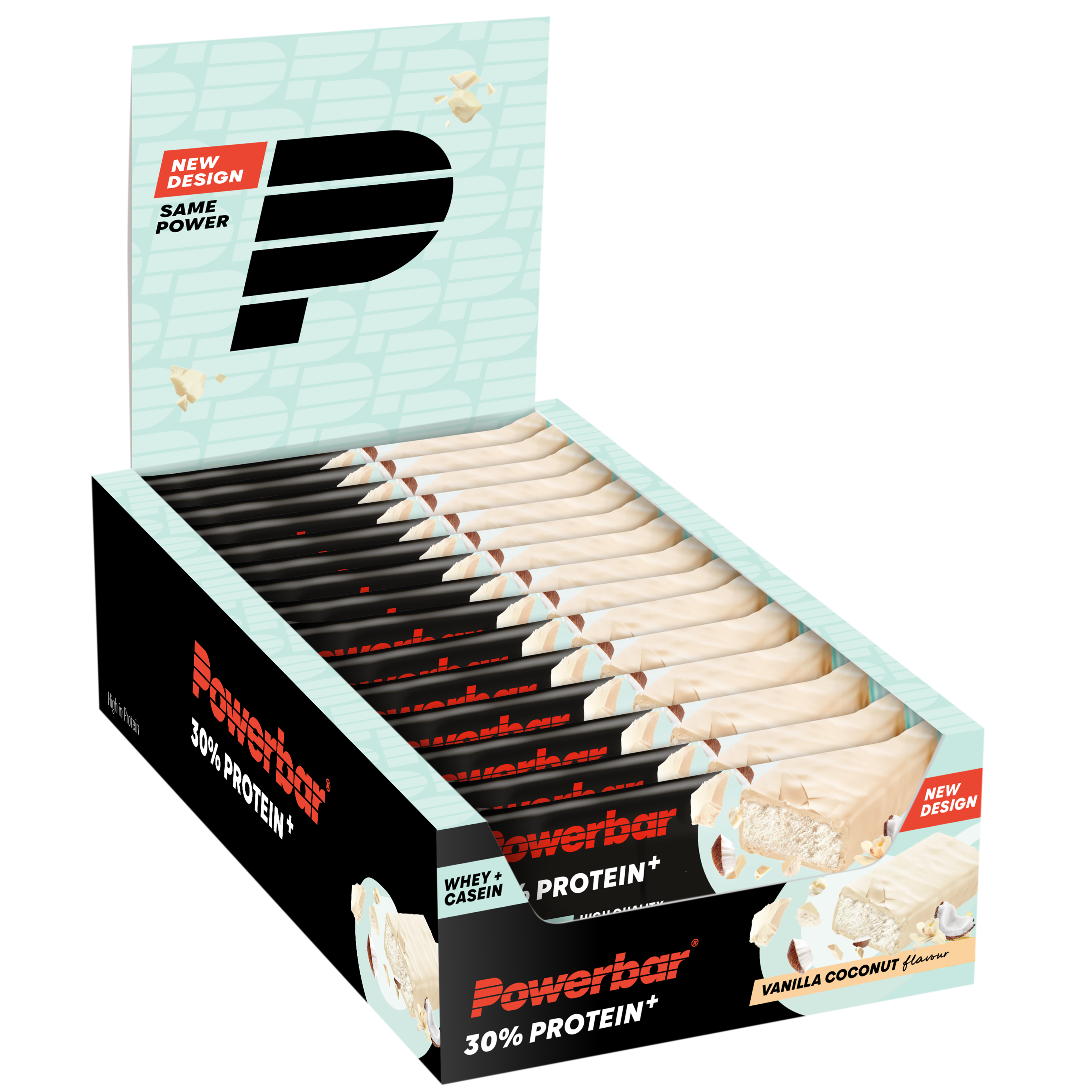 30% Protein+ Bar (15x55g) Vanilla Coconut