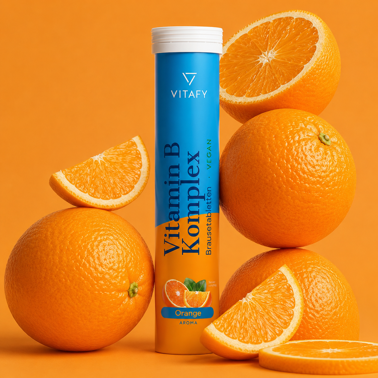 Vitamin B Komplex - Orange (20 Brausetabletten)
