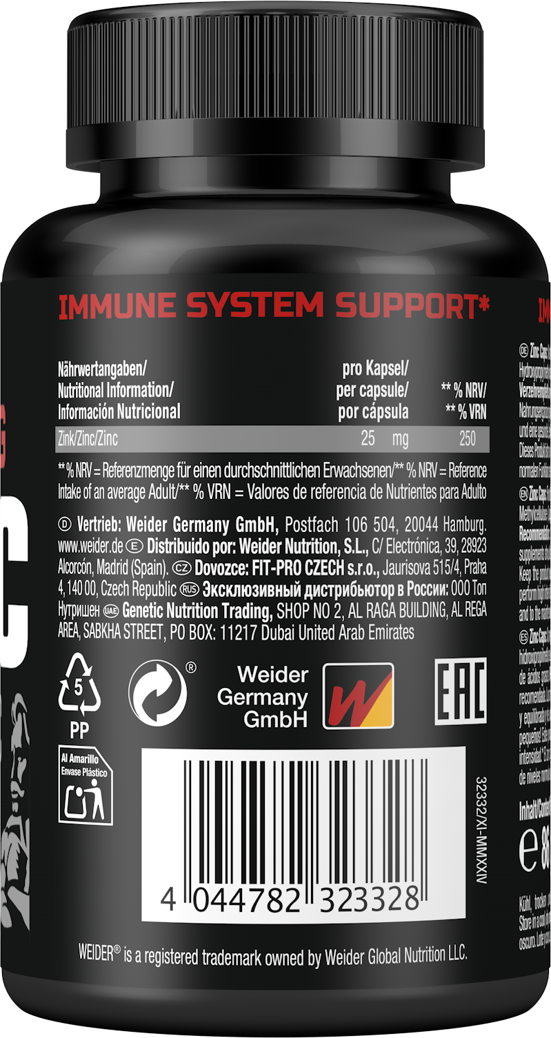 Zinc Strong Caps (120 Kapseln)