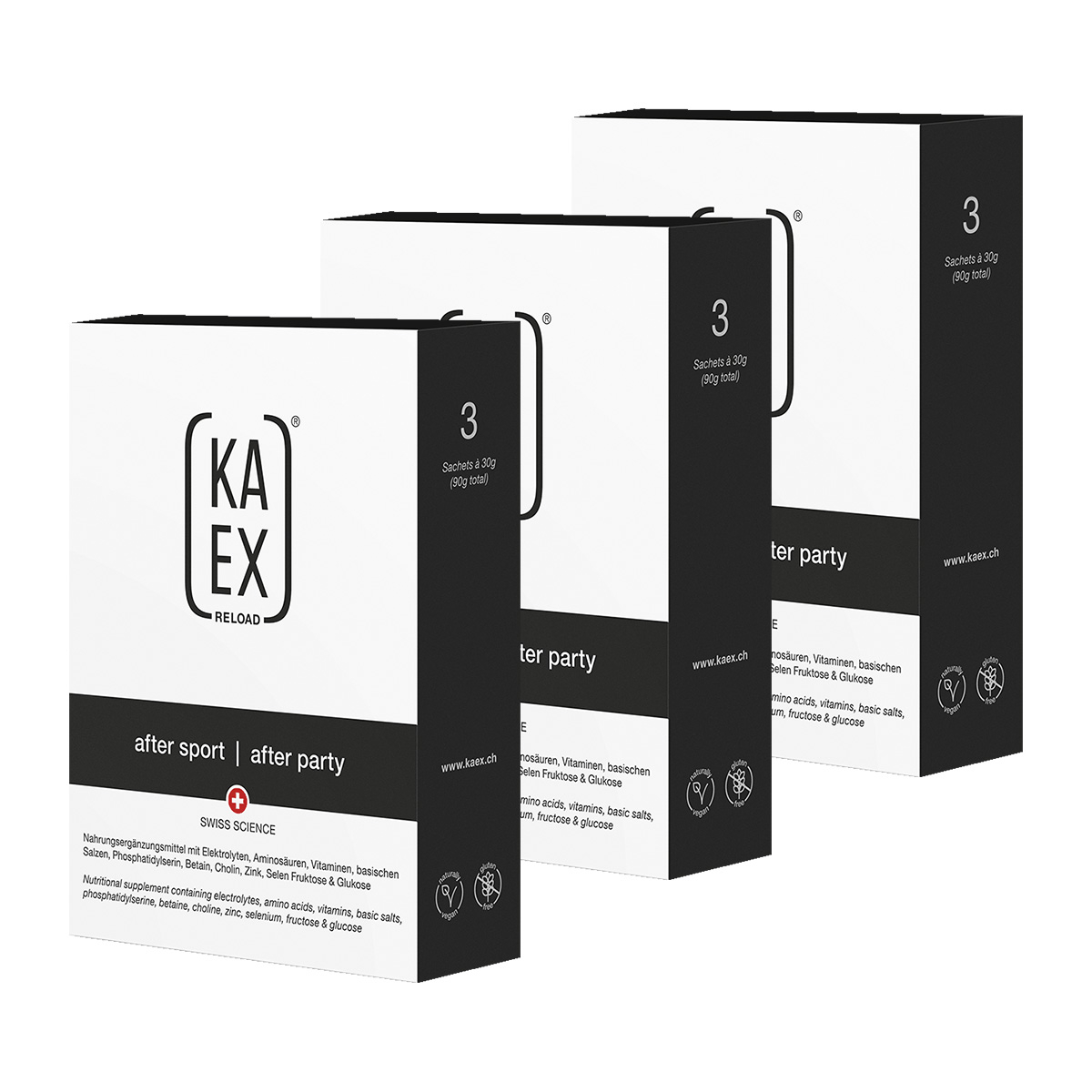 2er Pack KAEX reload Komplettmixtur zur Regeneration nach dem Sport oder nach 